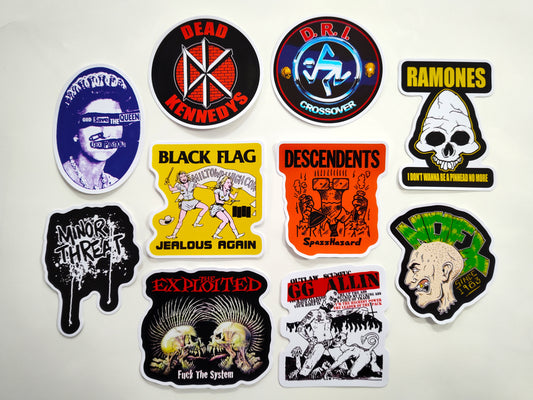 Punk Sticker Pack (10 Stickers) SET 25