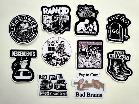 Punk Sticker Pack (10 Stickers) SET 26