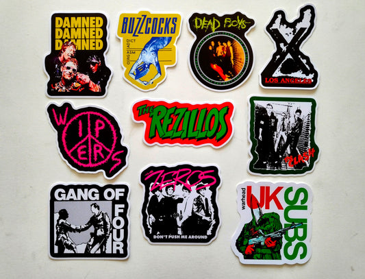 Punk Sticker Pack (10 Stickers) SET 30