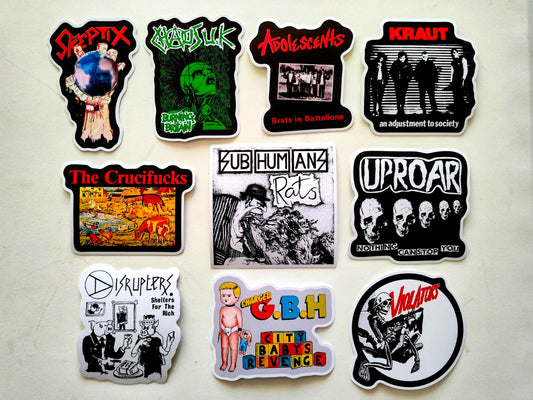 Punk Sticker Pack (10 Stickers) SET 31