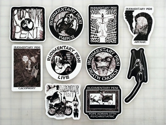 Rudimentary Peni Sticker Pack (10 Stickers)