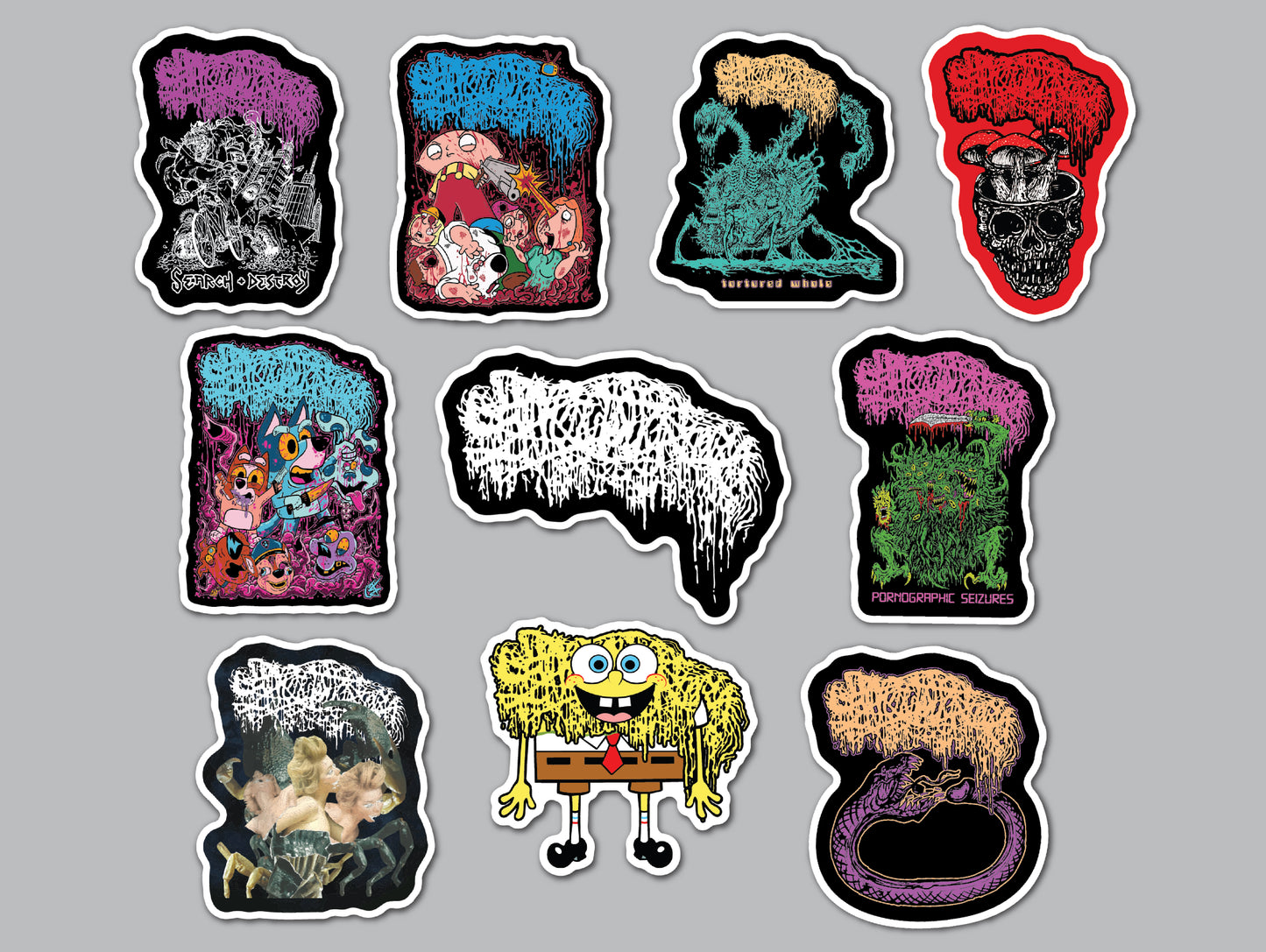Sanguisugabogg Sticker Pack (10 Stickers)