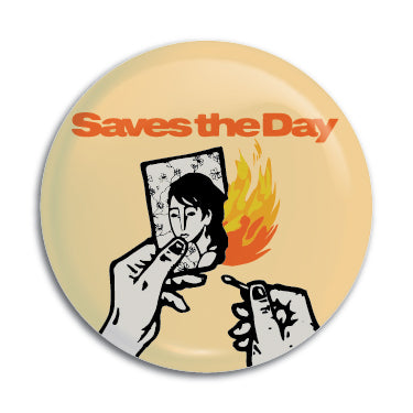 Saves The Day 1" Button / Pin / Badge