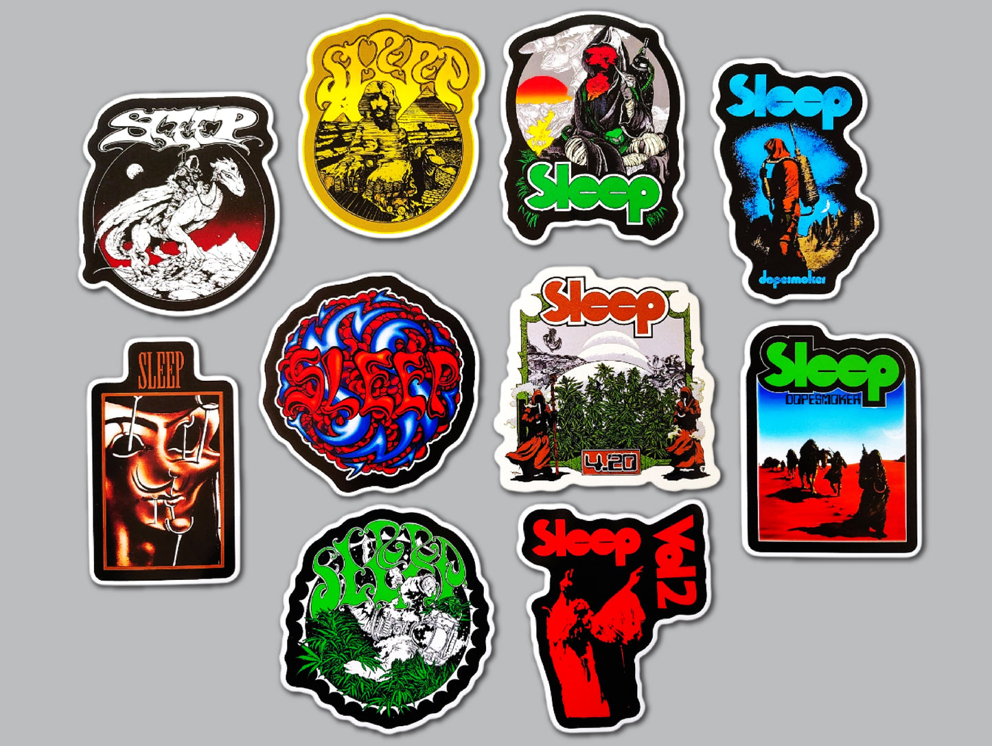 Sleep Sticker Pack (10 Stickers)