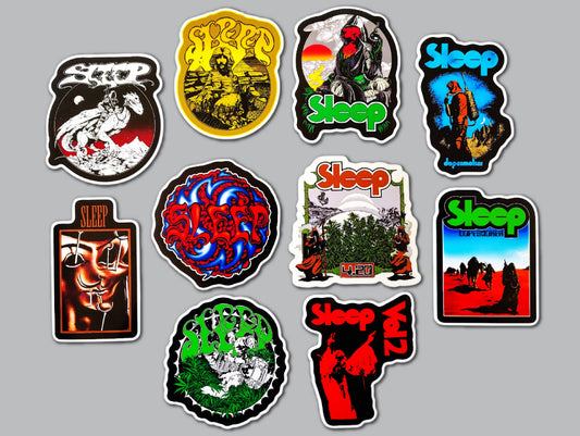 Sleep Sticker Pack (10 Stickers)