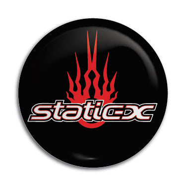 Static-X 1" Button / Pin / Badge
