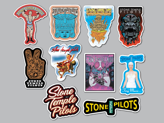 Stone Temple Pilots Sticker Pack (10 Stickers)