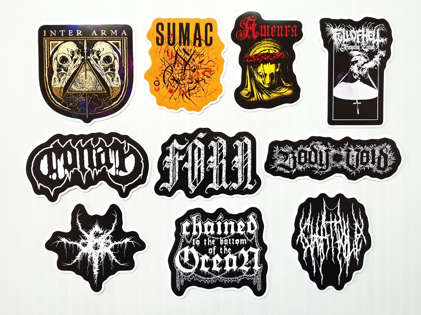 Stoner Metal / Sludge / Doom Sticker Pack (10 Stickers) SET 10