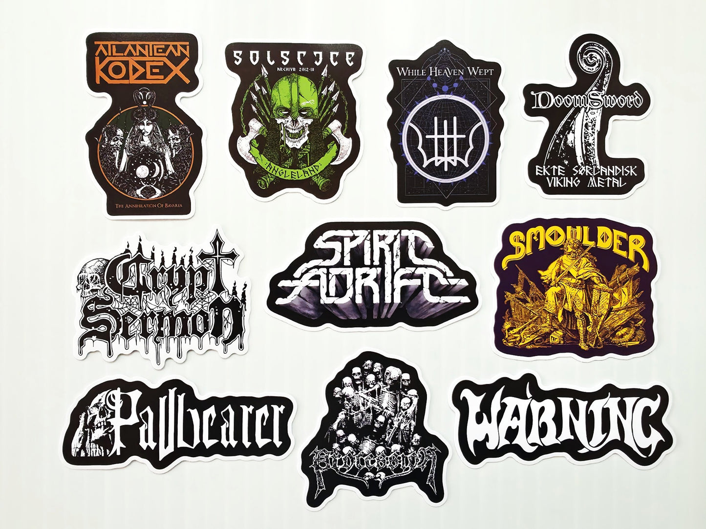 Stoner Metal / Sludge / Doom Sticker Pack (10 Stickers) SET 11