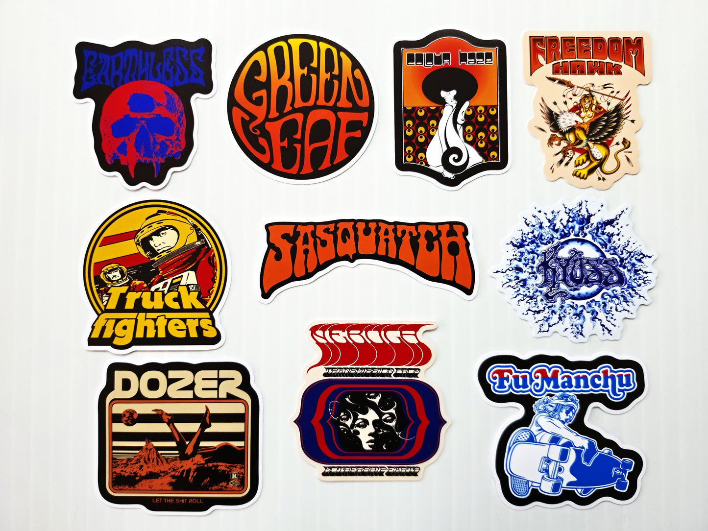 Stoner Metal / Sludge / Doom Sticker Pack (10 Stickers) SET 6