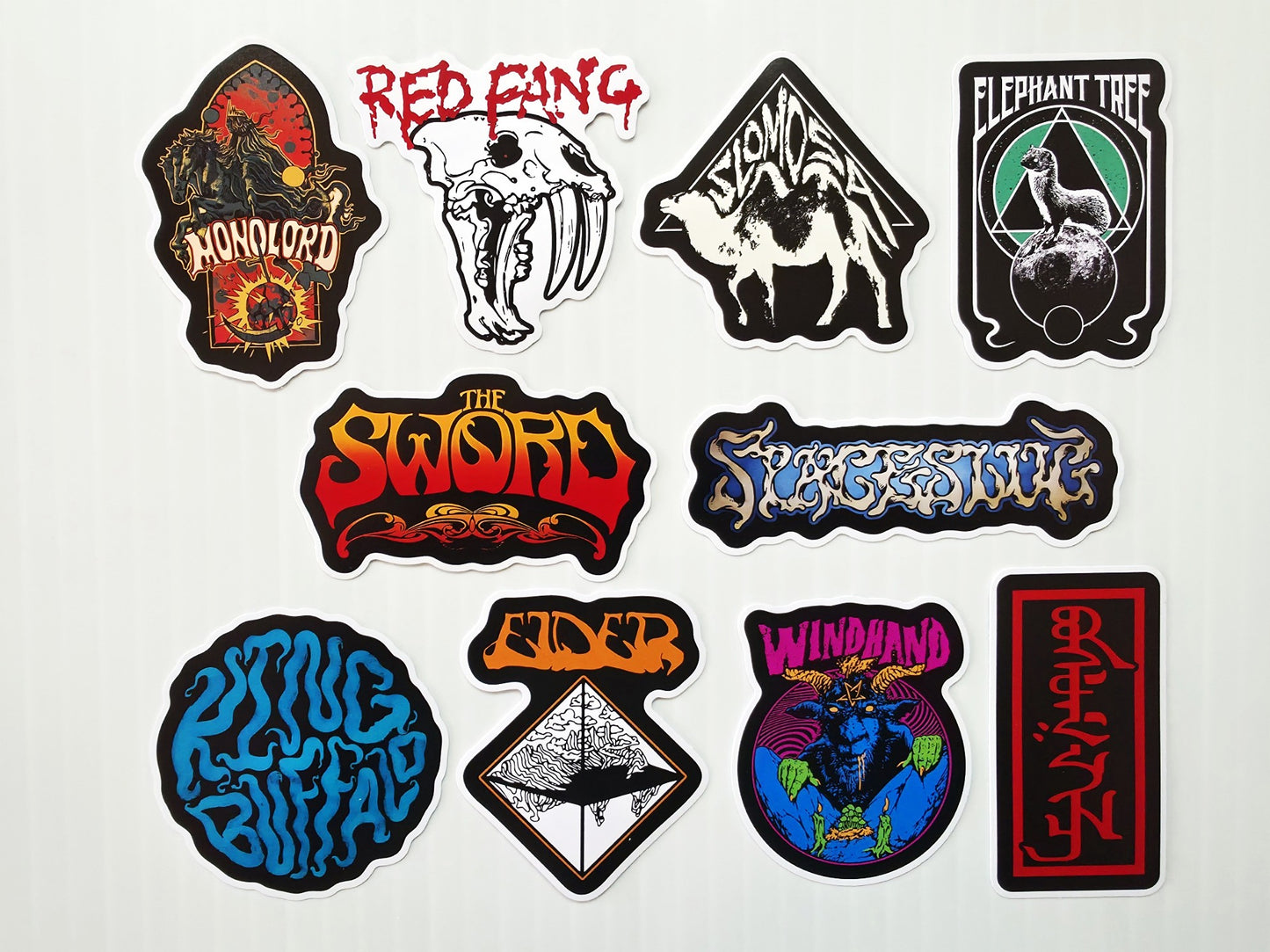 Stoner Metal / Sludge / Doom Sticker Pack (10 Stickers) SET 7