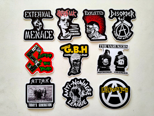 Street Punk / UK 82 Sticker Pack (10 Stickers) SET 1