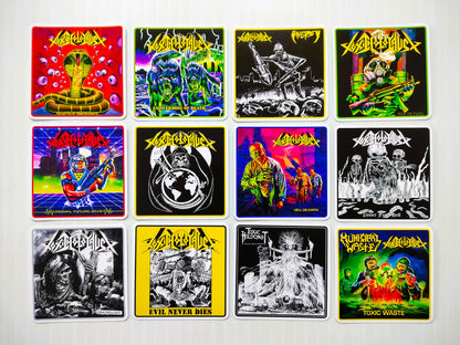 Toxic Holocaust Album Cover Sticker Pack (12 Stickers)