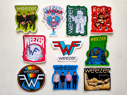 Weezer Sticker Pack (10 Stickers)