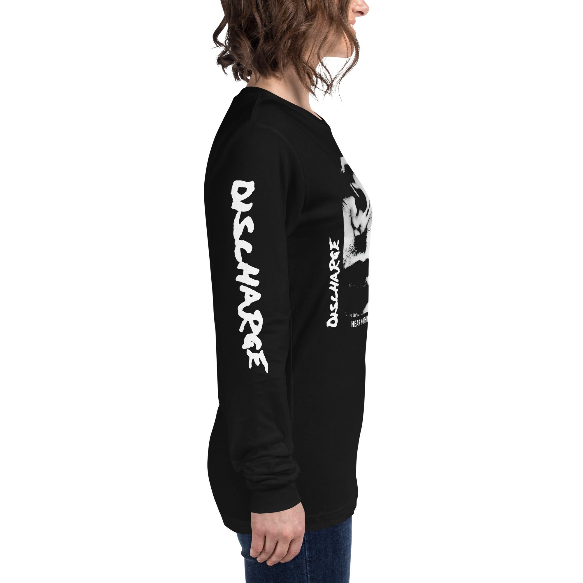 Discharge - Hear Nothing See Nothing Say Nothing Long Sleeve T