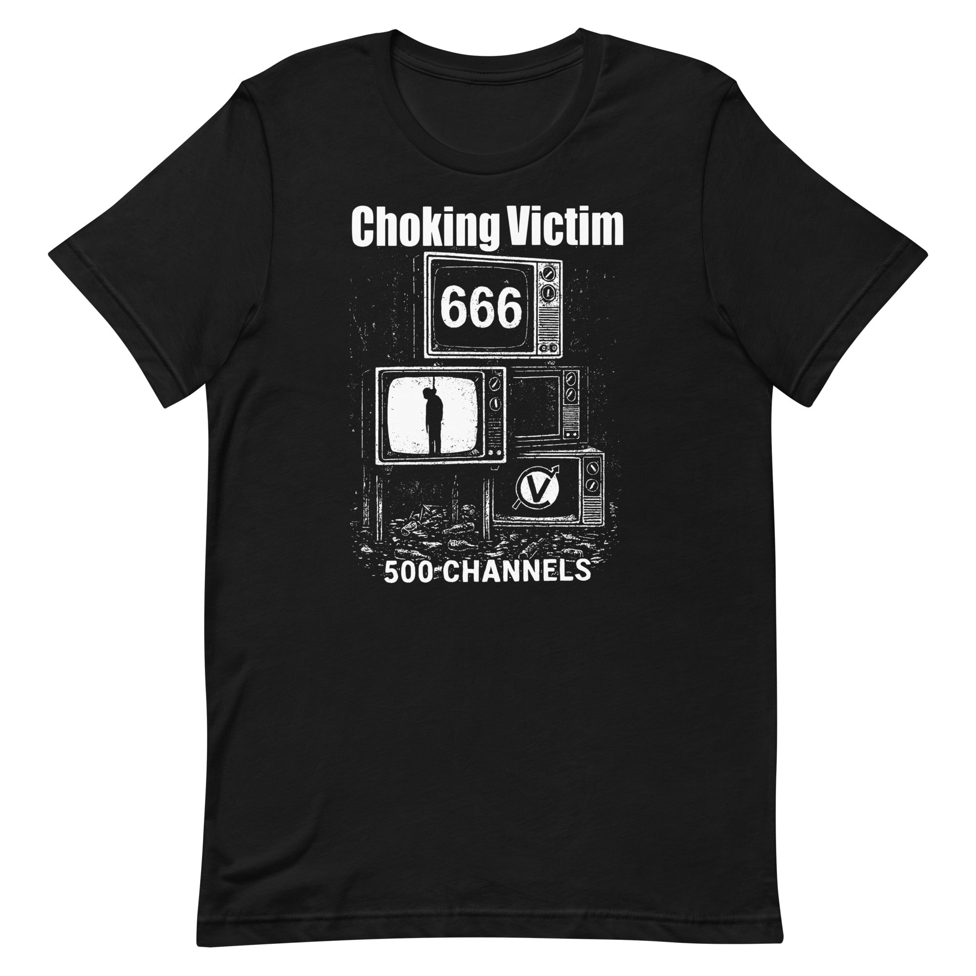 Choking Victim - 500 Channels T-Shirt – Omni-Cult