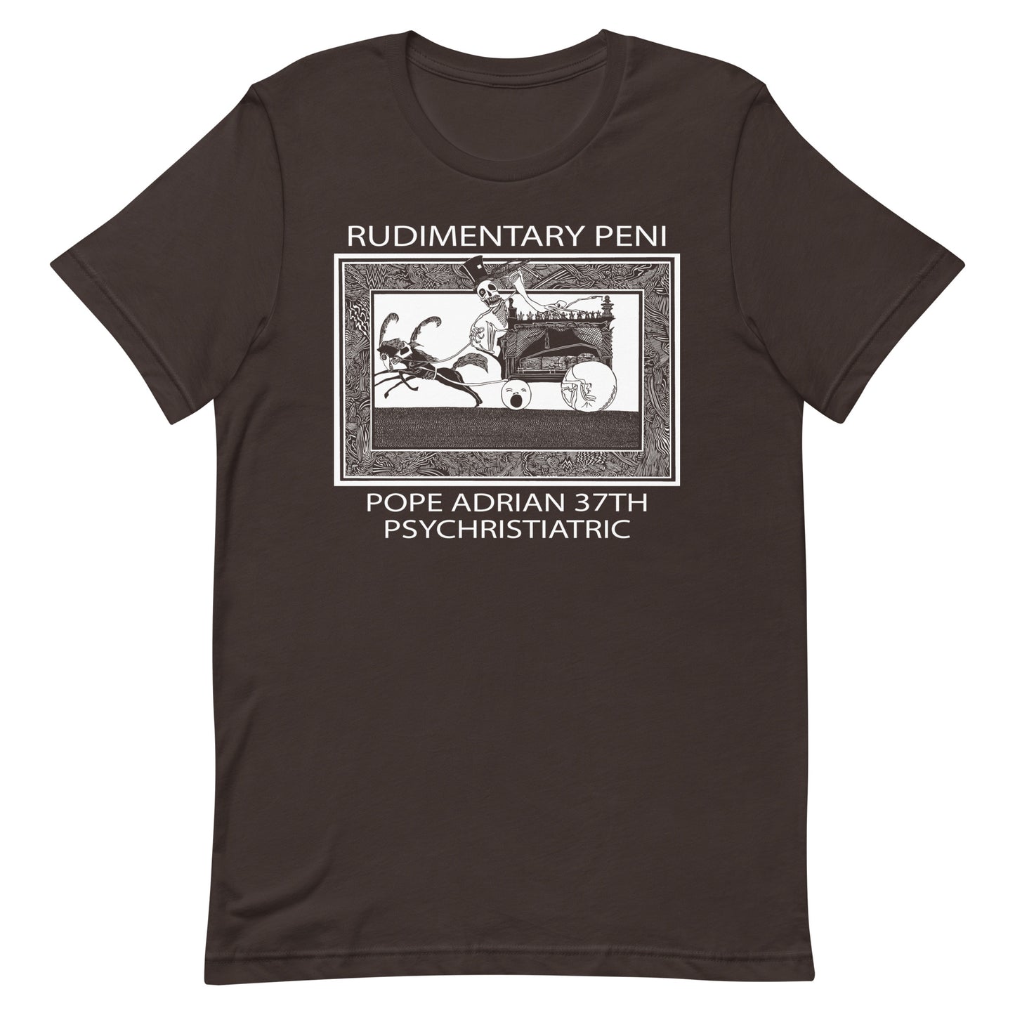 Rudimentary Peni - Pope Adrian 37th Psychristiatric T-Shirt