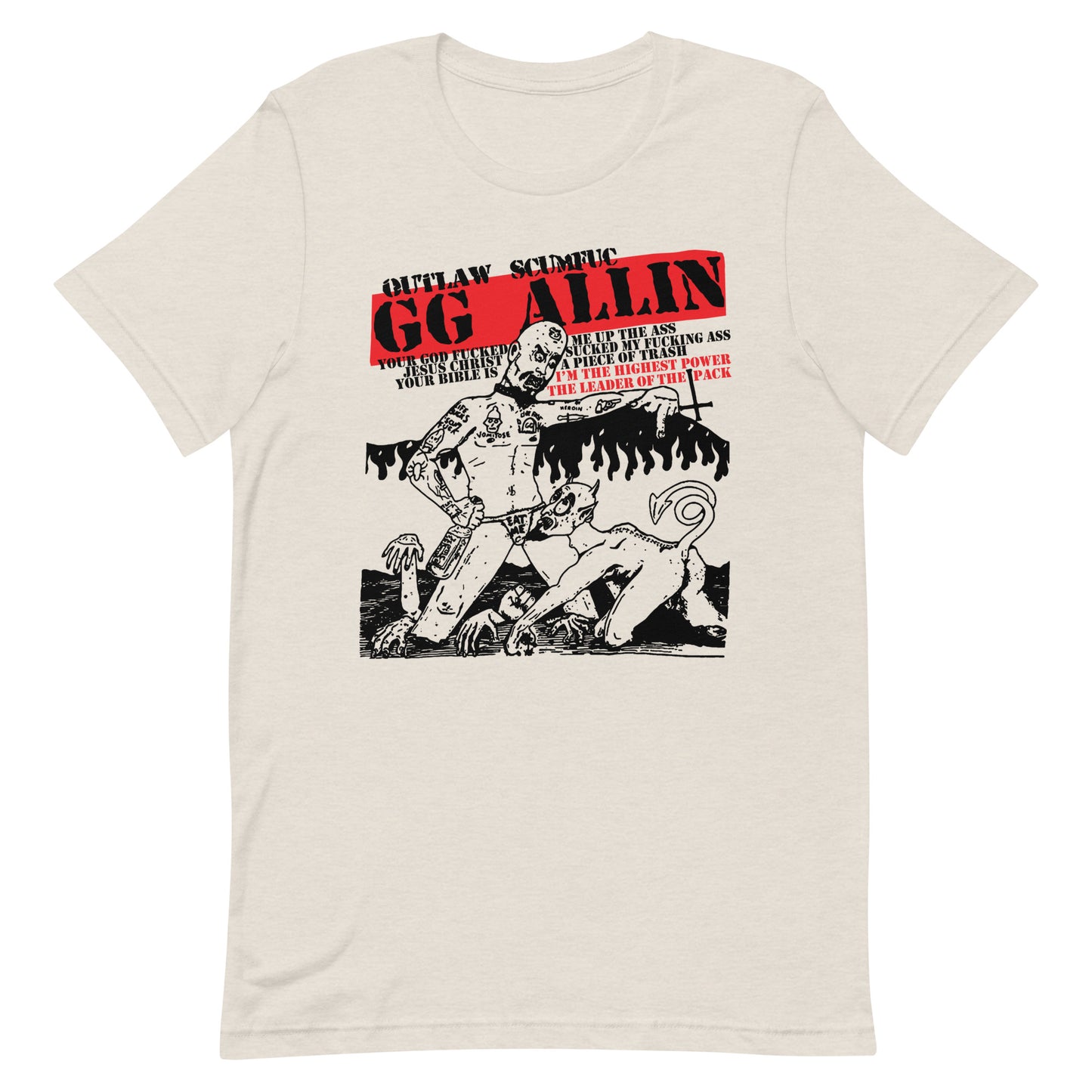 GG Allin - Outlaw Scumfuc T-Shirt