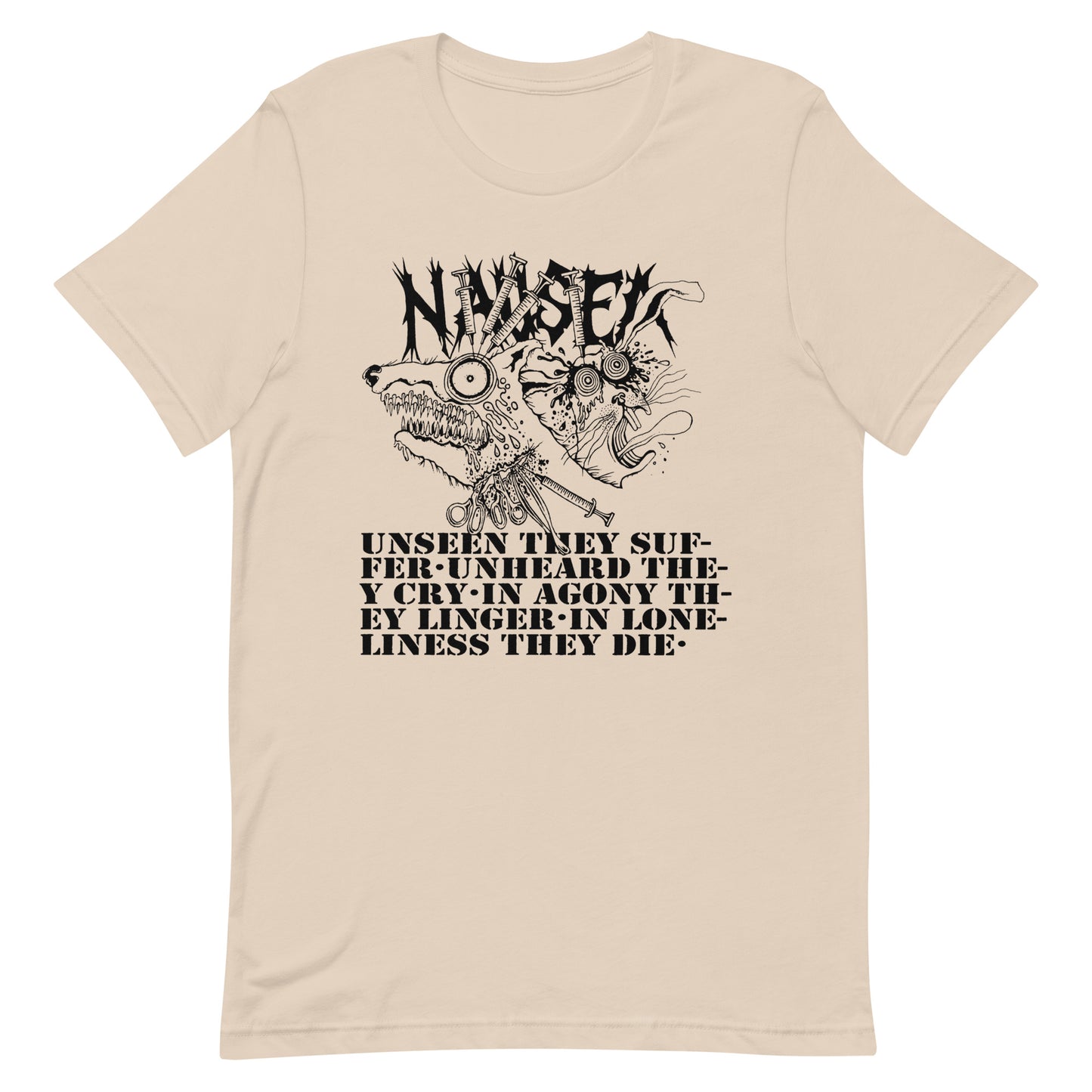 Nausea - Unseen They Suffer T-Shirt