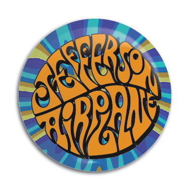 Jefferson Airplane (Psychedellic) 1" Button / Pin / Badge