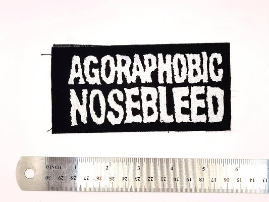 Agoraphobic Nosebleed Canvas Patch