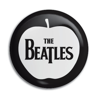 Beatles (B&W Apple) 1" Button / Pin / Badge Omni-Cult