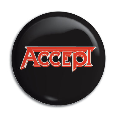 Accept 1" Button / Pin / Badge