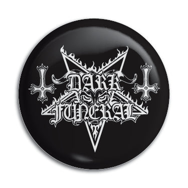 Dark Funeral (Pentagram Logo) 1" Button / Pin / Badge Omni-Cult