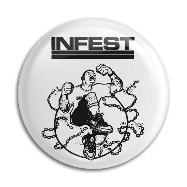 Infest (Break The Chains) 1" Button / Pin / Badge Omni-Cult