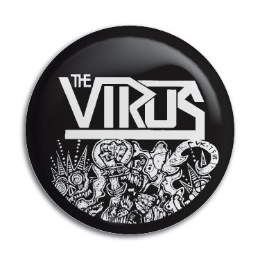 Virus (Fuk It) 1" Button / Pin / Badge Omni-Cult