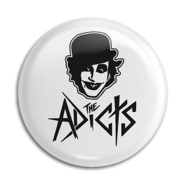 Adicts (B&W Monkey Logo) 1" Button / Pin / Badge Omni-Cult