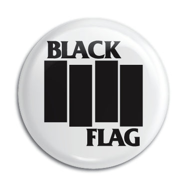 Black Flag (Classic Logo) 1" Button / Pin / Badge Omni-Cult