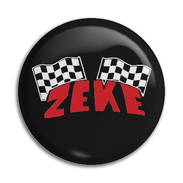 Zeke (Checkered Flags) 1" Button / Pin / Badge Omni-Cult