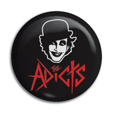 Adicts (B,W&R Monkey Logo) 1" Button / Pin / Badge Omni-Cult