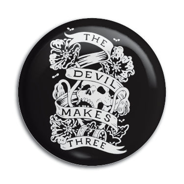 Devil Makes Three (2) 1" Button / Pin / Badge Omni-Cult