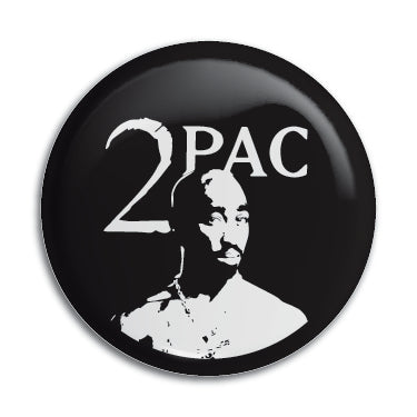 2Pac (Logo 1) 1" Button / Pin / Badge Omni-Cult