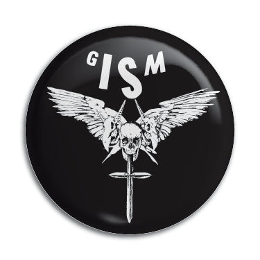 G.I.S.M. (Winged Skull) 1" Button / Pin / Badge Omni-Cult