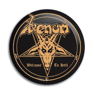 Venom (Welcome To Hell Brown) 1" Button / Pin / Badge Omni-Cult