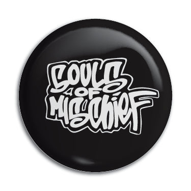 Souls Of Mischief (B&W Logo) 1" Button / Pin / Badge Omni-Cult