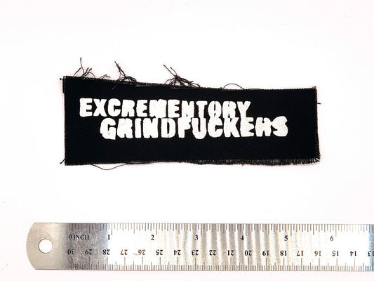 Excrementory Grindfuckers Canvas Patch