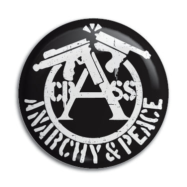 Crass (Anarchy & Peace) 1" Button / Pin / Badge Omni-Cult