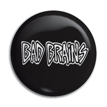 Bad Brains (B&W Logo) 1" Button / Pin / Badge Omni-Cult