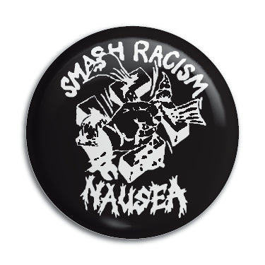 Nausea (Crust Smash Racism) 1" Button / Pin / Badge Omni-Cult