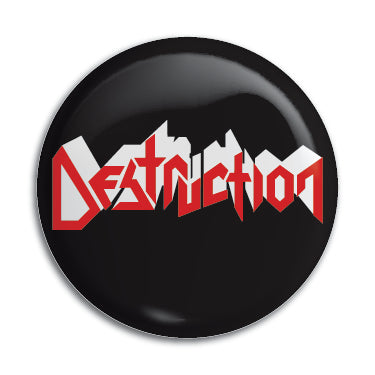 Destruction (R&W Logo) 1" Button / Pin / Badge Omni-Cult
