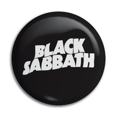 Black Sabbath (B&W Logo) 1" Button / Pin / Badge Omni-Cult
