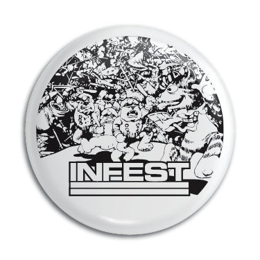Infest (Crowd) 1" Button / Pin / Badge Omni-Cult