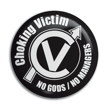 Choking Victim (CV Logo) 1" Button / Pin / Badge Omni-Cult