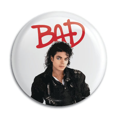 Michael Jackson (Bad) 1" Button / Pin / Badge