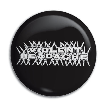 Violent Headache (Logo) 1" Button / Pin / Badge