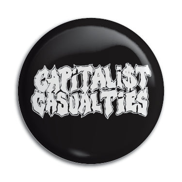 Capitalist Casualties (Logo) 1" Button / Pin / Badge Omni-Cult